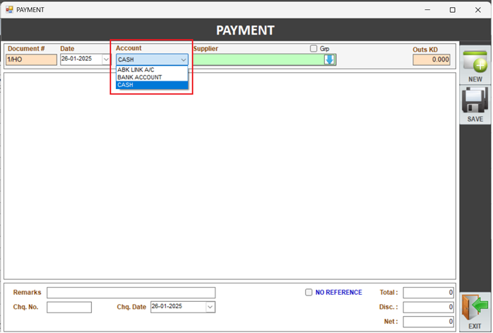 Account Filters highlight